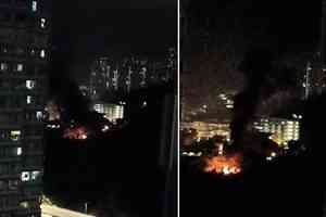 將軍澳貨車起火 警列縱火調查