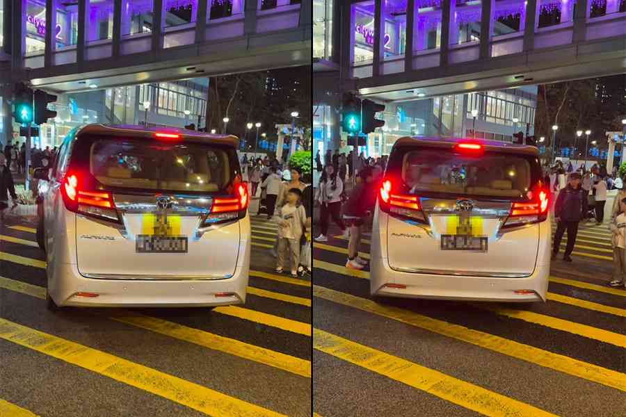 荃灣中港牌七人車違例掉頭 大陸司機涉危駕被票控