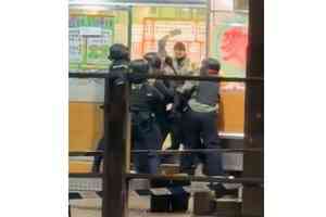 雙程證女上水菜刀狂劈警員 涉襲警等被捕