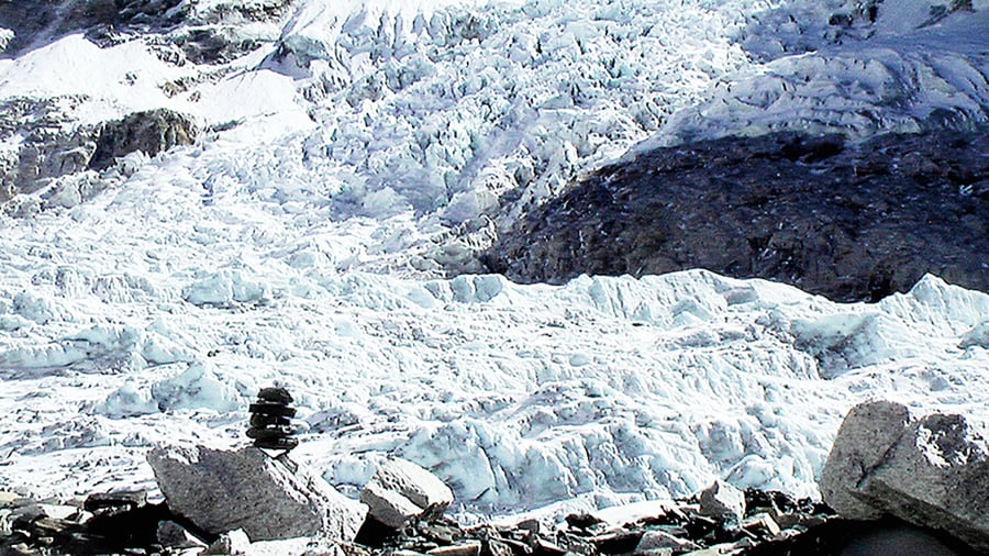 未雨綢繆科學家探聖母峰冰河
