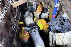 水務署完成坪輋路永久喉管接駁 皇后山邨等供水上午8時前恢復