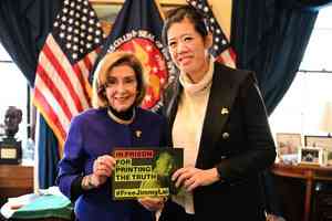 黎智英案｜美眾議院前議長佩洛西晤黎采：絕不能沉默