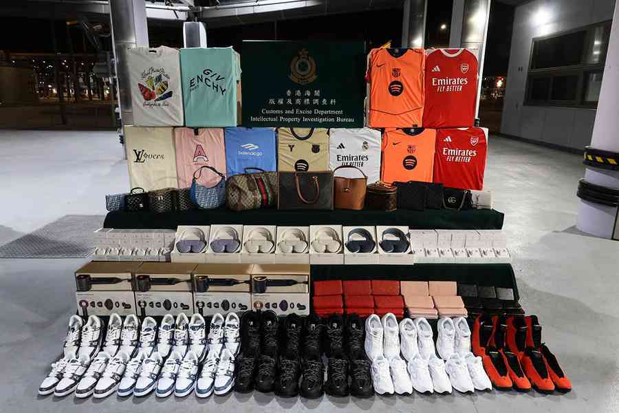 海關破14宗冒牌貨走私案 檢獲1400萬元貨物