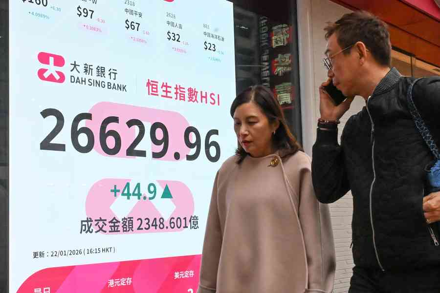 恒指升44點 HSBC上調信置評級與目標