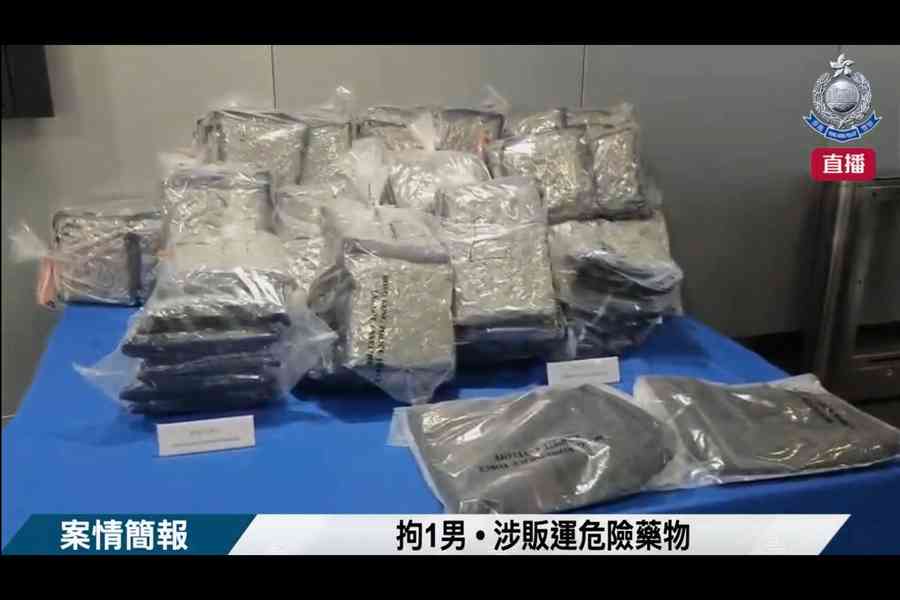 警破毒品儲存倉檢大麻花值約2千萬