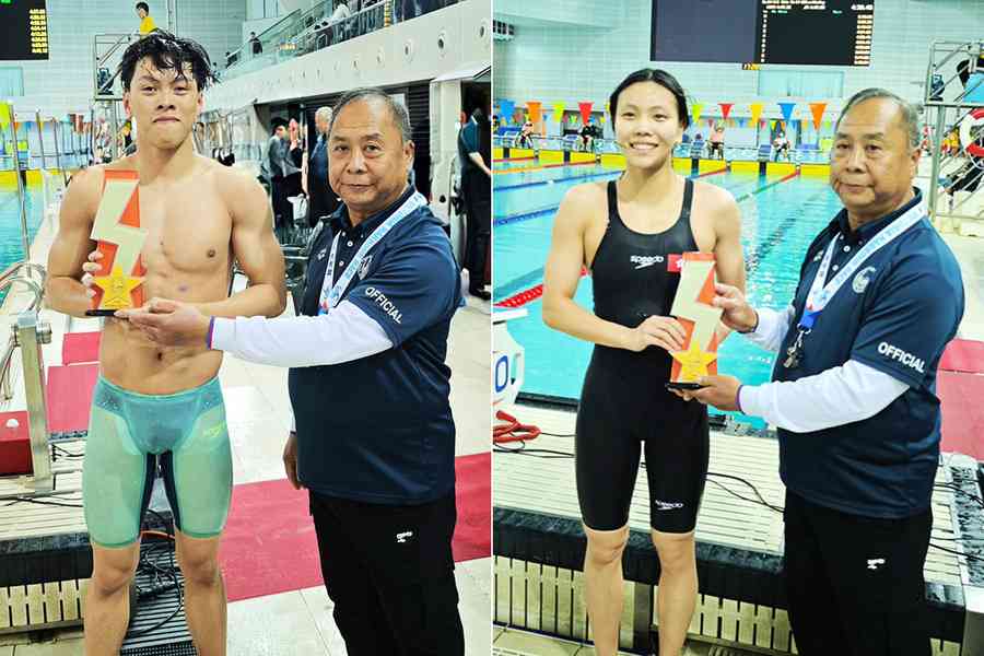 盧梓霖、王欣桐分別破男女400米混合泳香港紀錄