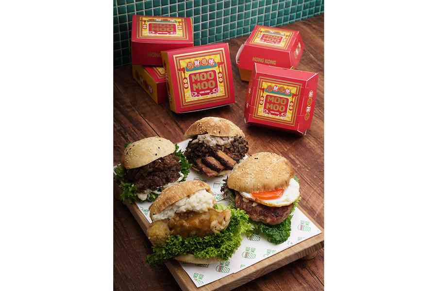 Moo Moo Burger「招財進堡」系列 梅菜扣肉、煎蛋肉餅等港式口味