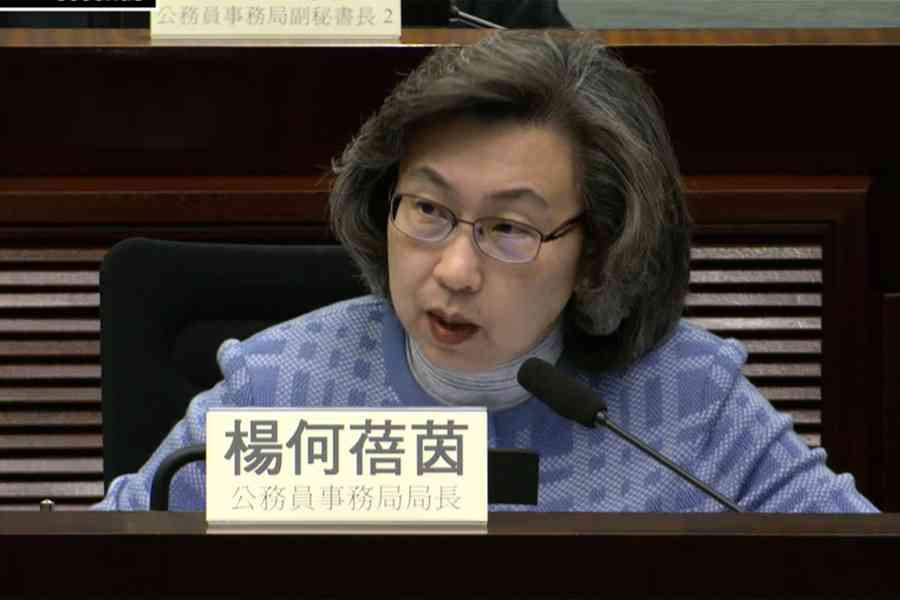 楊何蓓茵：提醒公務員社交平台分享需審慎處理