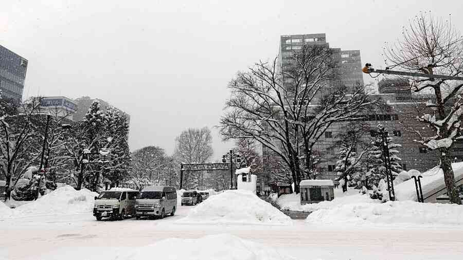 大量冷空氣入境 日本多地恐現警報級大雪