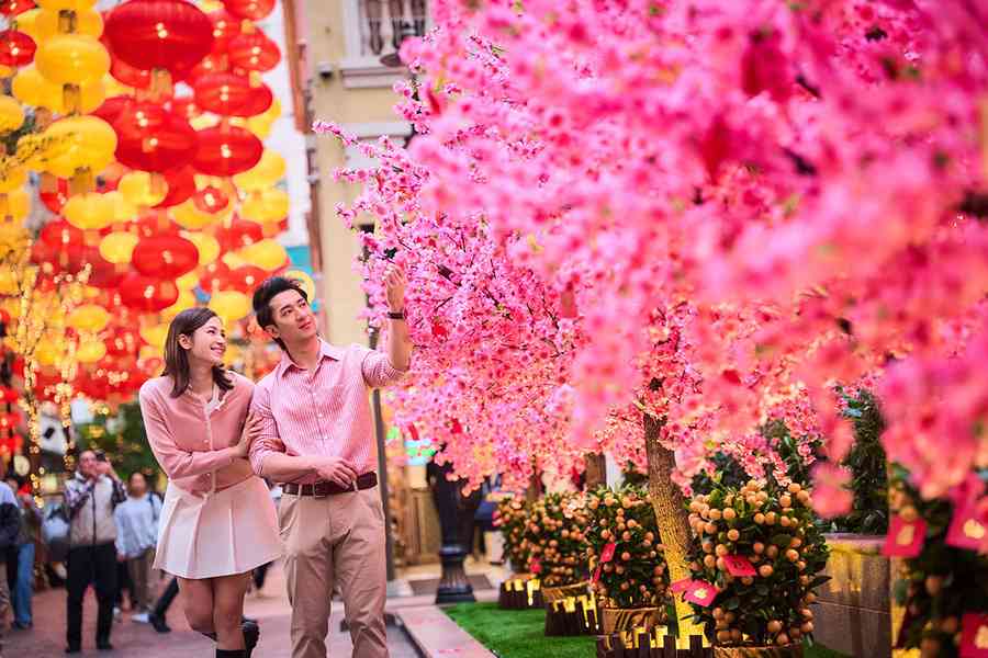 新年好去處｜逾800燈籠照亮利東街 中庭化身桃花庭院