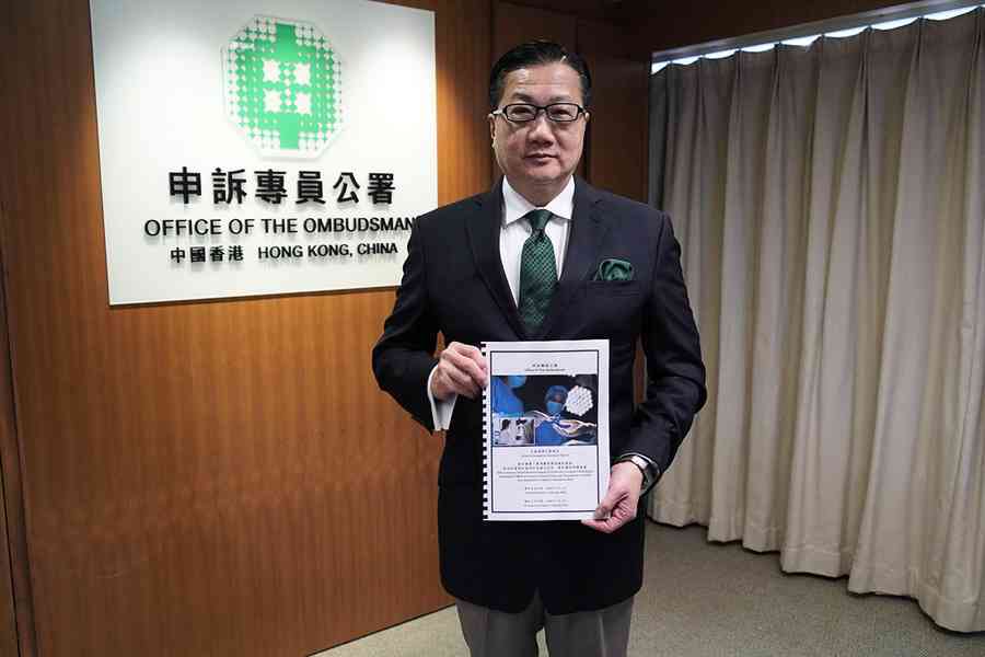 申訴專員提21項建議促醫委會改革 政府擬上半年修例加強監管