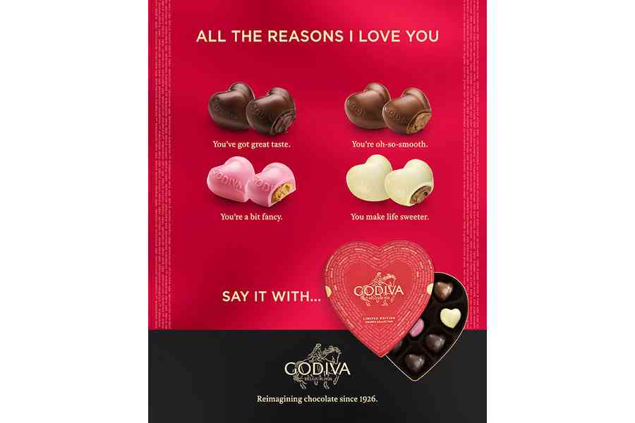GODIVA 2026情人節系列巧克力