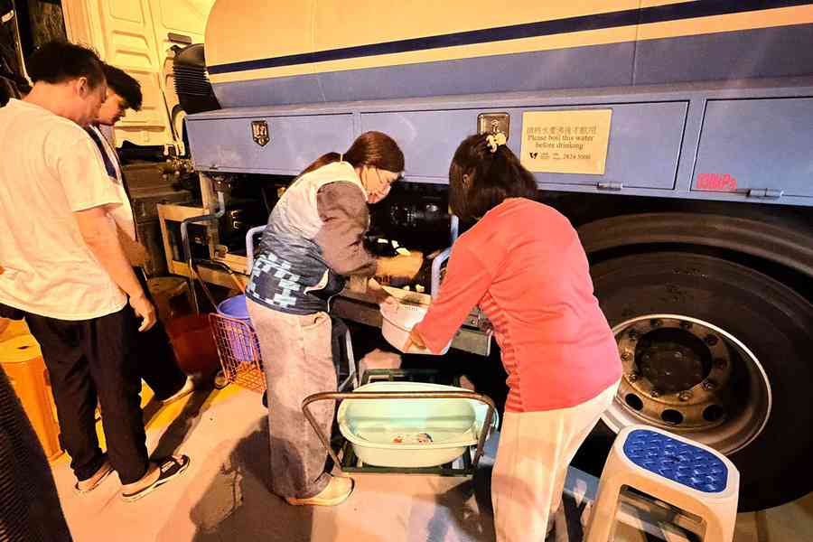 愛民邨4大廈供水受阻礙 今早恢復