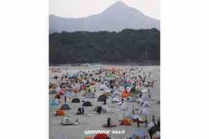 西貢鹹田灣西灣錄逾500帳篷 環團促政府檢討現行措施