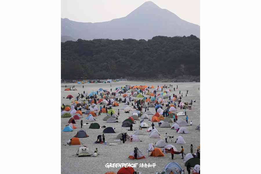 西貢鹹田灣西灣錄逾500帳篷 環團促政府檢討現行措施