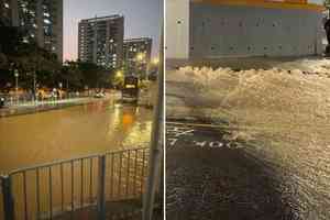 愛民邨附近爆鹹水管 水務署完成搶修