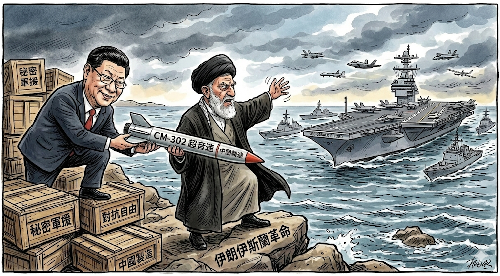 【時事軍事】夏洛山｜中共將為暗中武裝伊朗付出代價