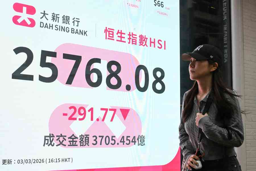 恒指倒跌291點 亞太股全挫、油股逆市炒高