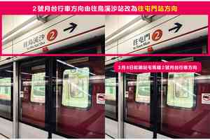 屯馬綫紅磡站今實施特別安排 乘客須下車轉月台續程