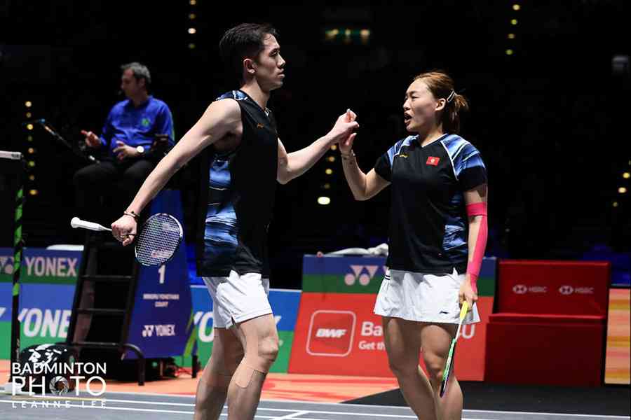 全英羽毛球公開賽 鄧俊文謝影雪奪混雙季軍