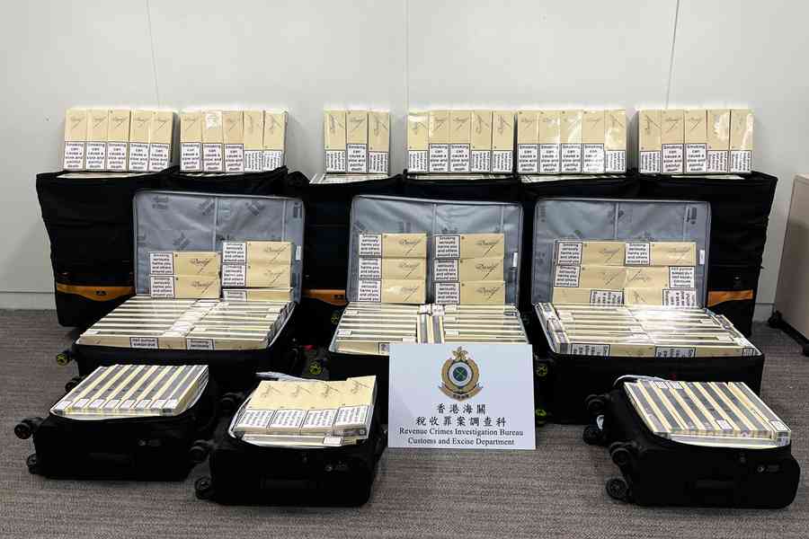 海關破跨境走私集團檢1,100萬支私煙 值4,900萬拘30人