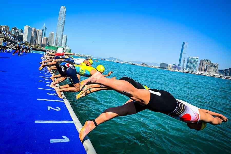 建銀國際亞洲三項鐵人青年及U23錦標賽 - 香港 2026 首日賽事日本摘七牌