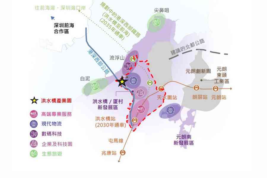 洪水橋產業園擬注資百億   發展局稱年貢110億經濟收益