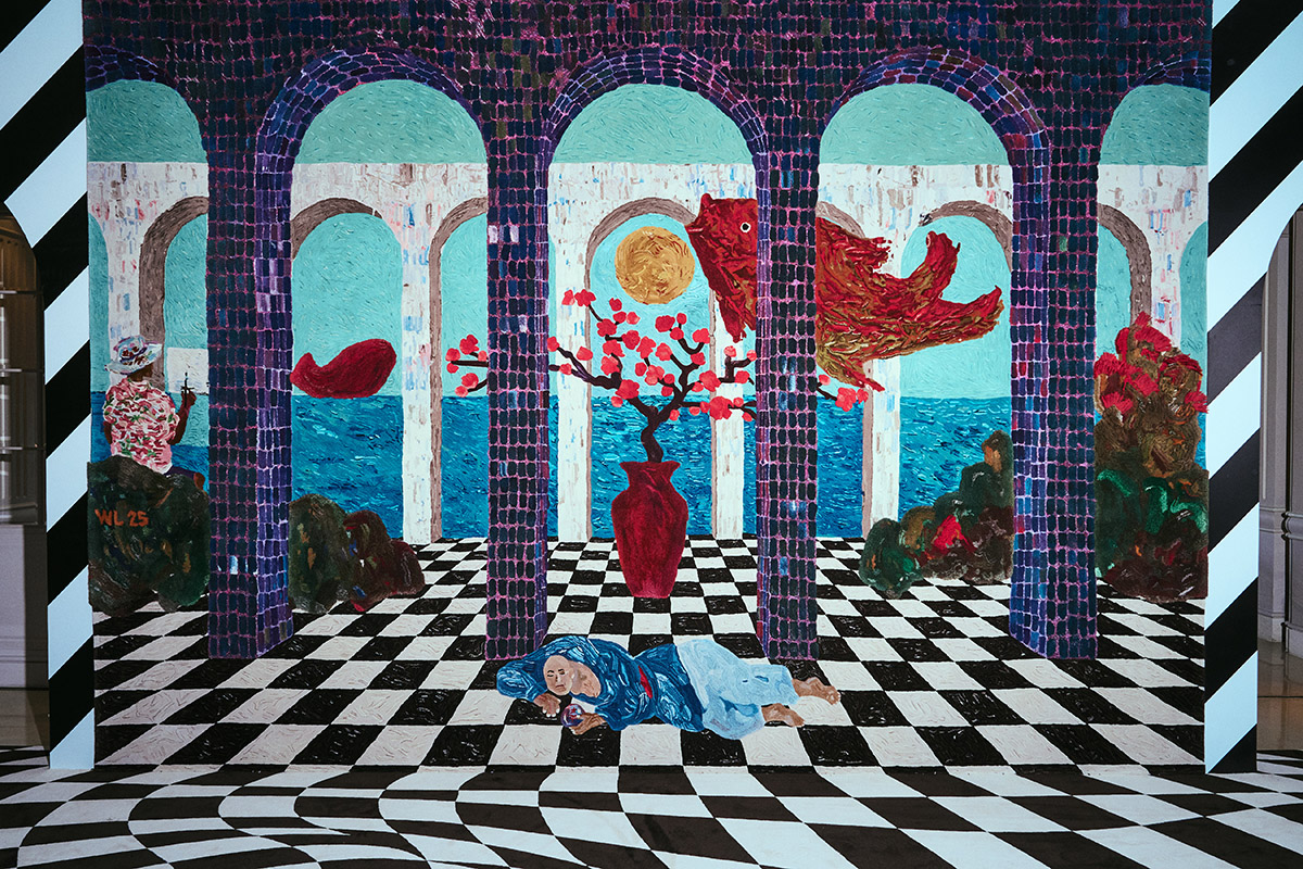 林偉而博士聯同太平地氈合作之《A Bright Future》。（半島酒店集團提供）