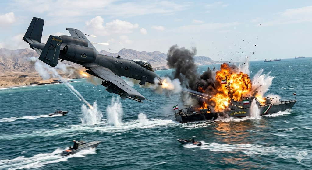 【新世紀特稿】【時事軍事】夏洛山｜A-10從霍爾木茲海峽重返戰場