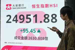 恒指轉升95點 周黑鴨多賺六成、光大插逾16%