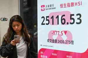 恒指跌177點、亞太股下行 茂盛挫逾10%