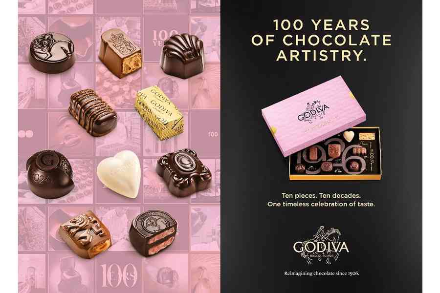 GODIVA 100周年 推限定朱古力系列及覆盆子口味軟雪糕與飲品