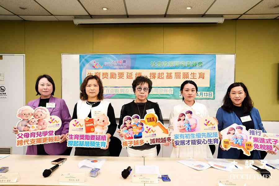 香港婦聯最新「生育意願問卷調查」 近八成受訪者不願生育