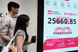 恒指低收232點 穩定幣概念股挫、航運股疲弱