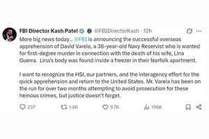 美國軍人涉殺妻藏屍雪櫃 曾潛逃香港 FBI指已落網