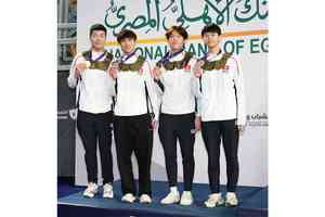 花劍世界盃開羅站 男子港隊團體賽摘銀