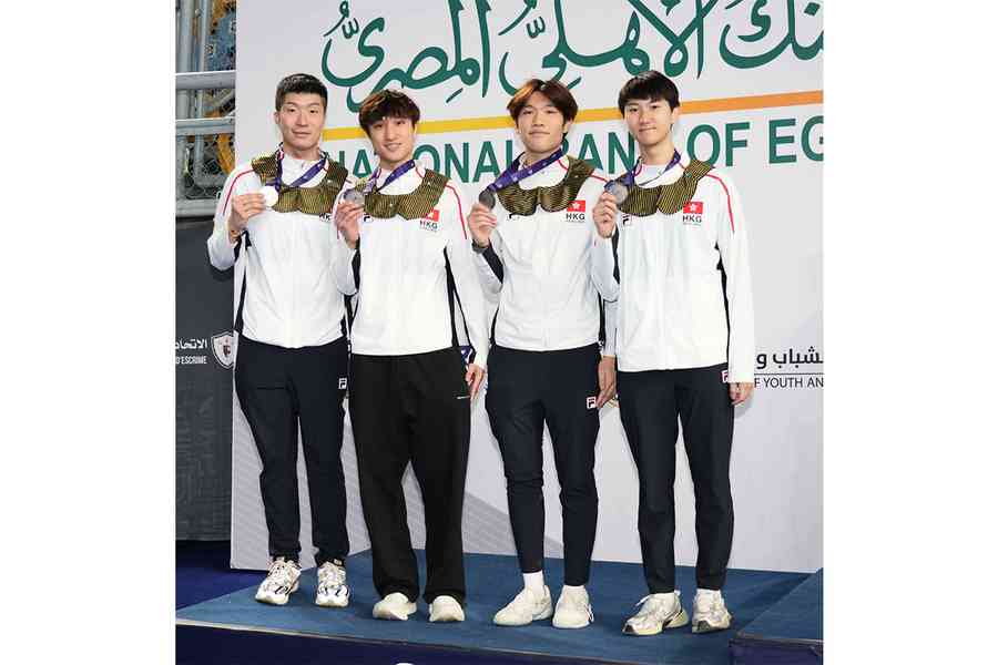 花劍世界盃開羅站 男子港隊團體賽摘銀