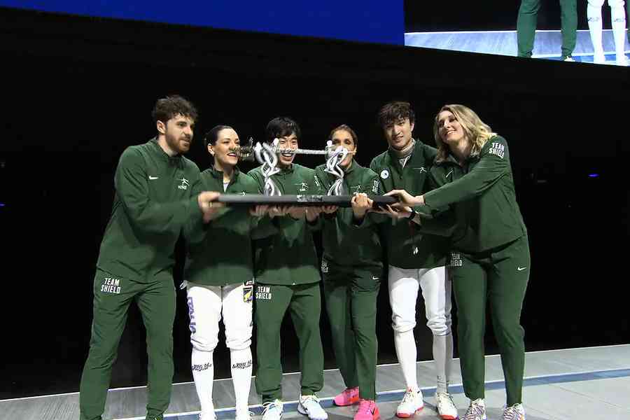 世界劍擊聯賽｜蔡俊彥領「Team Shield」勝出