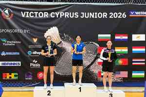 塞浦路斯青少年國際賽 葉心悠連奪兩站女單U19封后