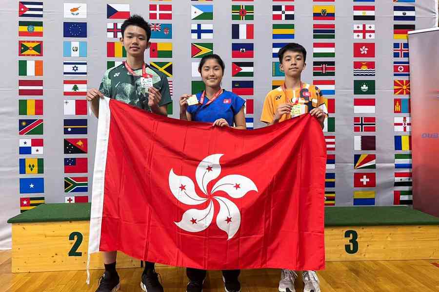 克羅地亞青少年國際賽 港隊奪2金1銀