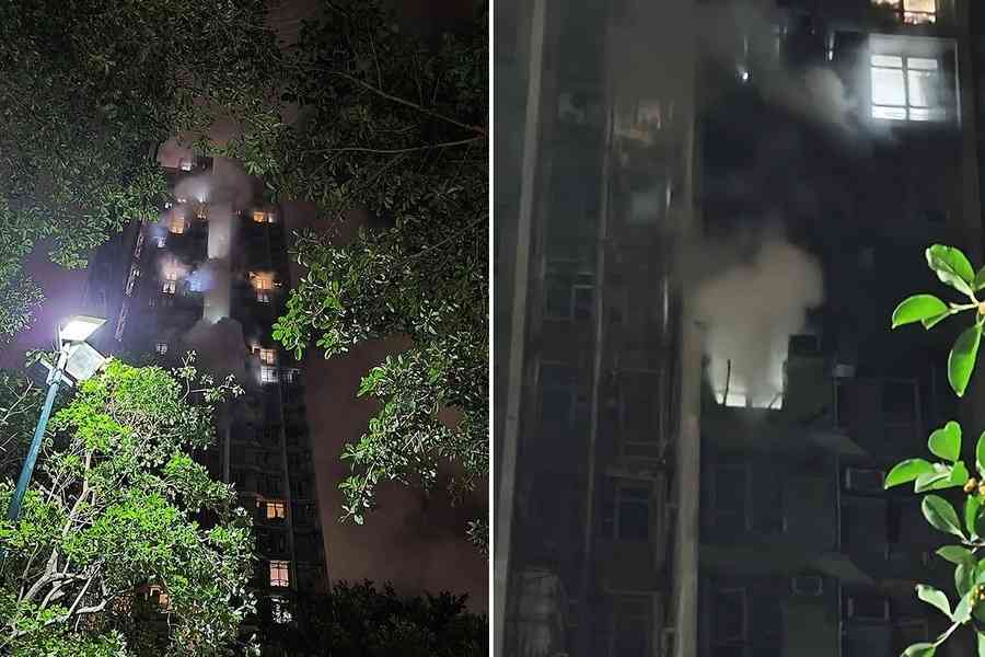 東涌裕東苑單位起火 八旬獨居婦身亡