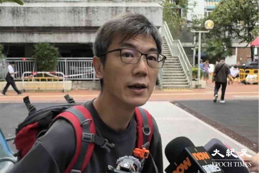 宏福苑｜再返家執拾 廖先生質疑業權及賠償安排