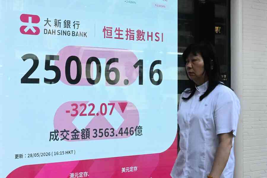 恒指挫322點、科指降0.4% 領展可分派總額跌6.4%