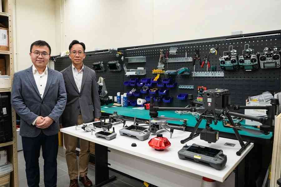 發展局研高載荷無人機吊運物料 擬用於工地維修及基建保養