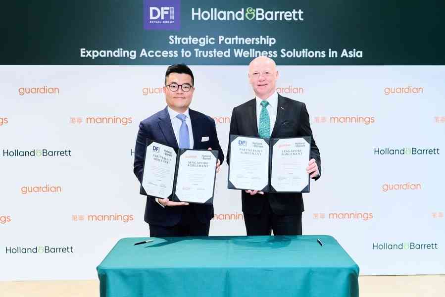 DFI零售集團攜手Holland & Barrett在亞洲推動全方位健康