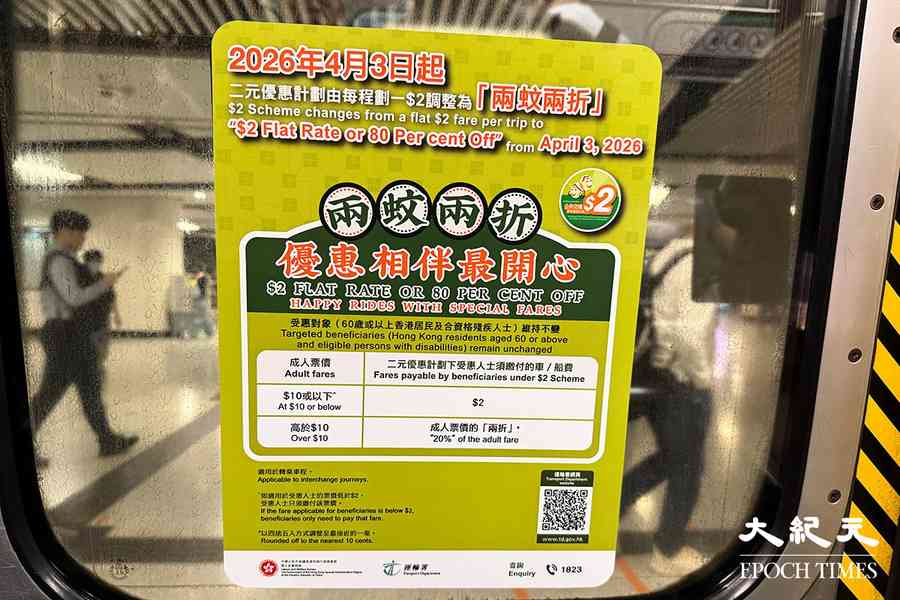 勞福局宣布不推「兩蚊兩折」每月限搭240程方案