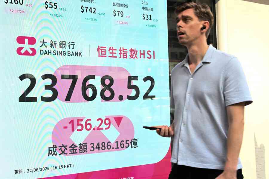 恒指跌156點 謝瑞麟扭虧為盈、廉署搜綠城香港辦公室