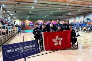 法國殘疾人羽毛球國際賽2026 港隊奪2銅