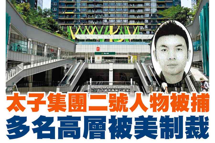 【A1頭條】太子集團二號人物被捕 多名高層被美制裁