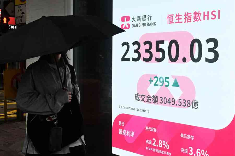 恒指升295點、金股飆高 快手子企獲注資30億美元